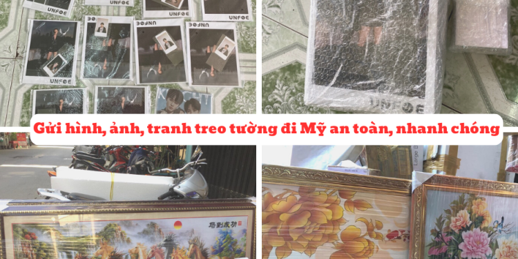 Gửi tranh ảnh đi Mỹ nhanh chóng tại Long Hưng Phát