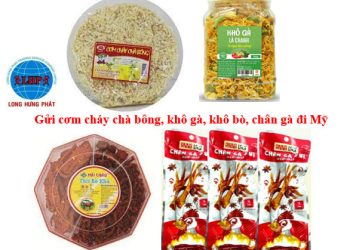 Gửi cơm cháy chà bông đi Mỹ