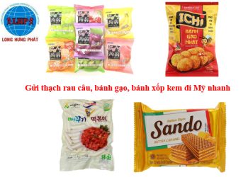Gửi bánh kẹo đi Mỹ