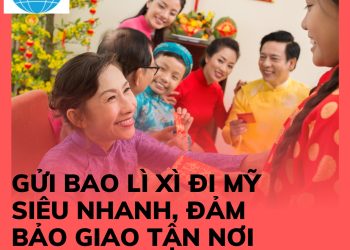 gửi bao lì xì đi Mỹ