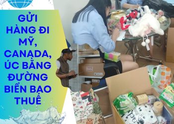 Gửi hàng đi Mỹ, Canada, Úc bằng đường biển bao thuế