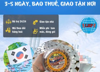 Gửi bánh kẹo đi Hàn Quốc chỉ tử 3-5 ngày, bao thuế, giao tận nơi