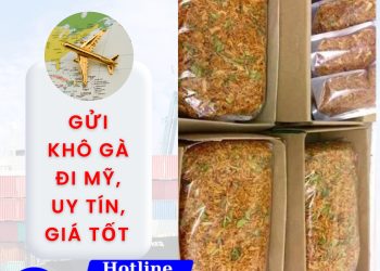 Gửi khô gà đi Mỹ