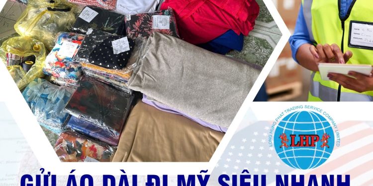 Gửi áo dài đi Mỹ