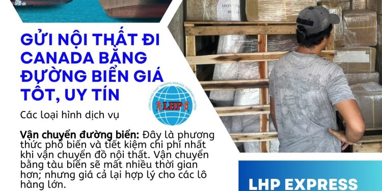 Gửi nội thất đi Canada
