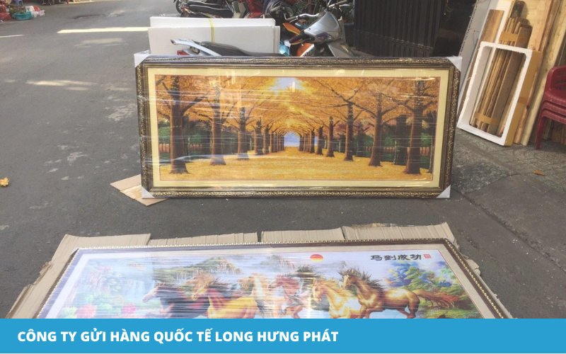 Gửi tranh đi Anh