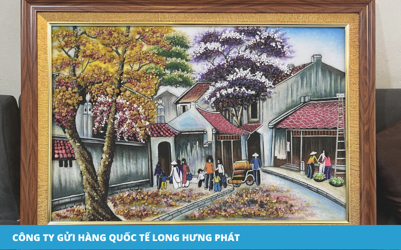 Gửi tranh đi Anh