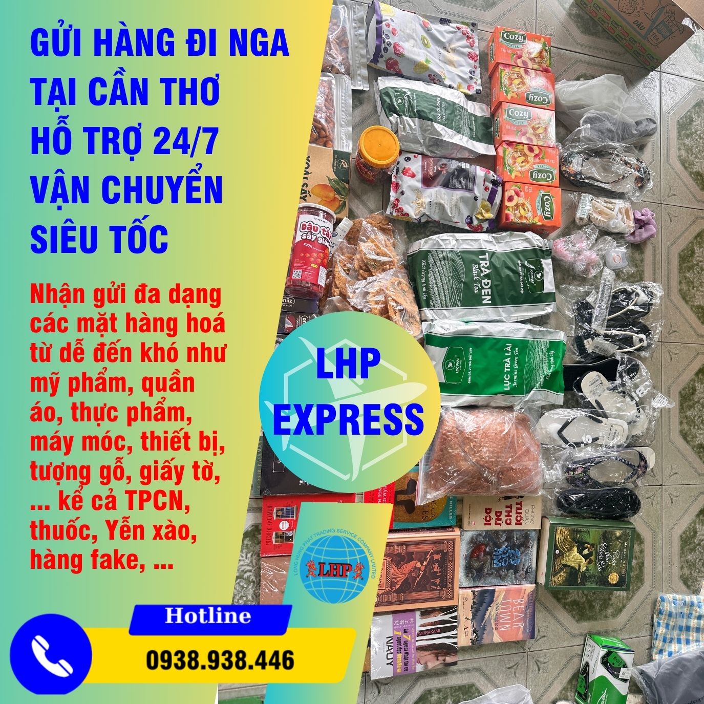 gửi hàng đi Nga tại Cần Thơ