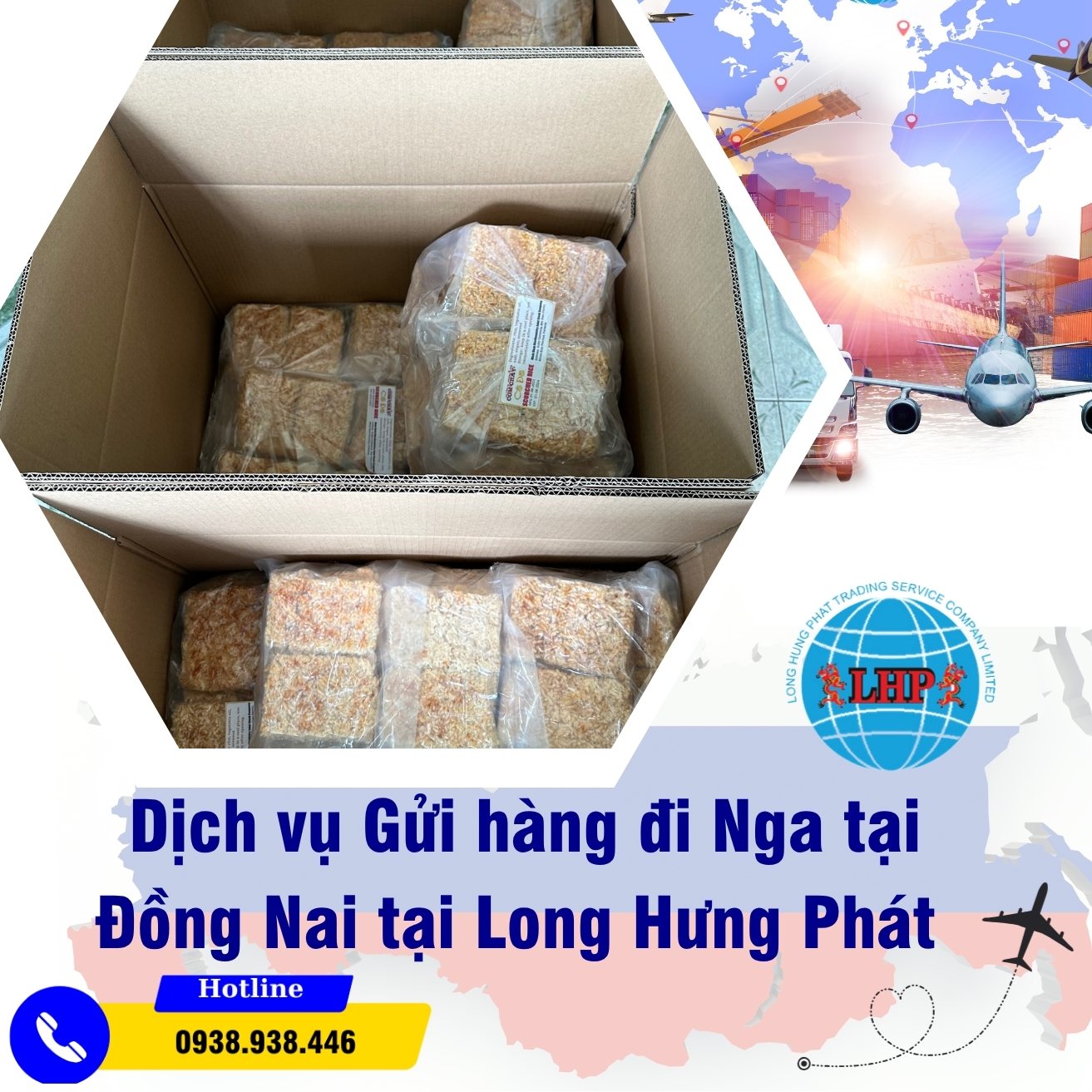 gửi hàng đi Nga tại Đồng Nai