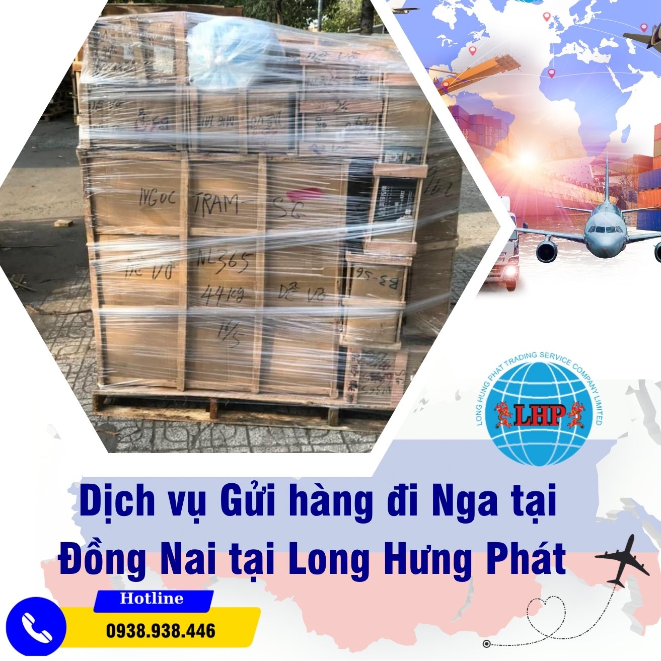 gửi hàng đi Nga tại Đồng Nai