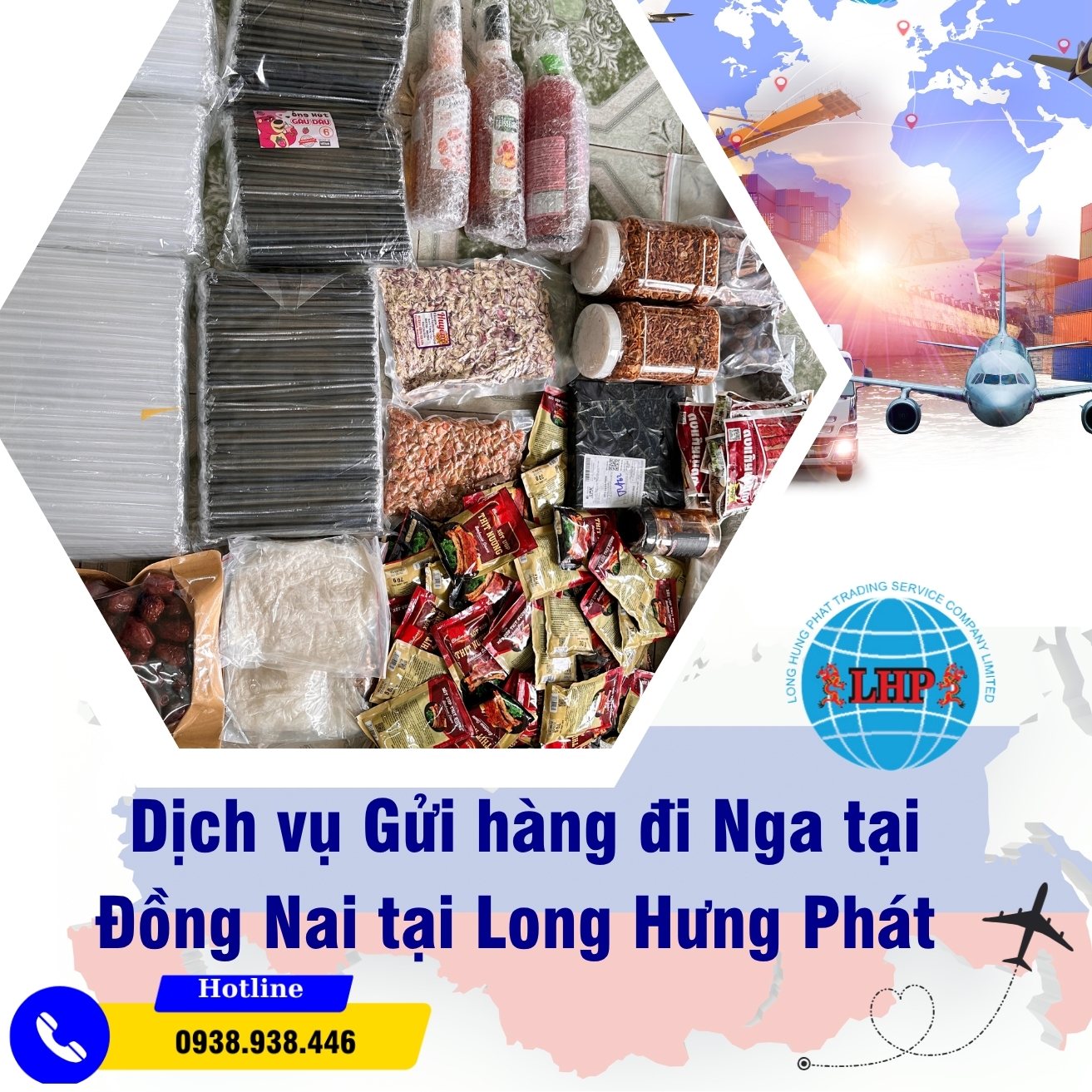 gửi hàng đi Nga tại Đồng Nai