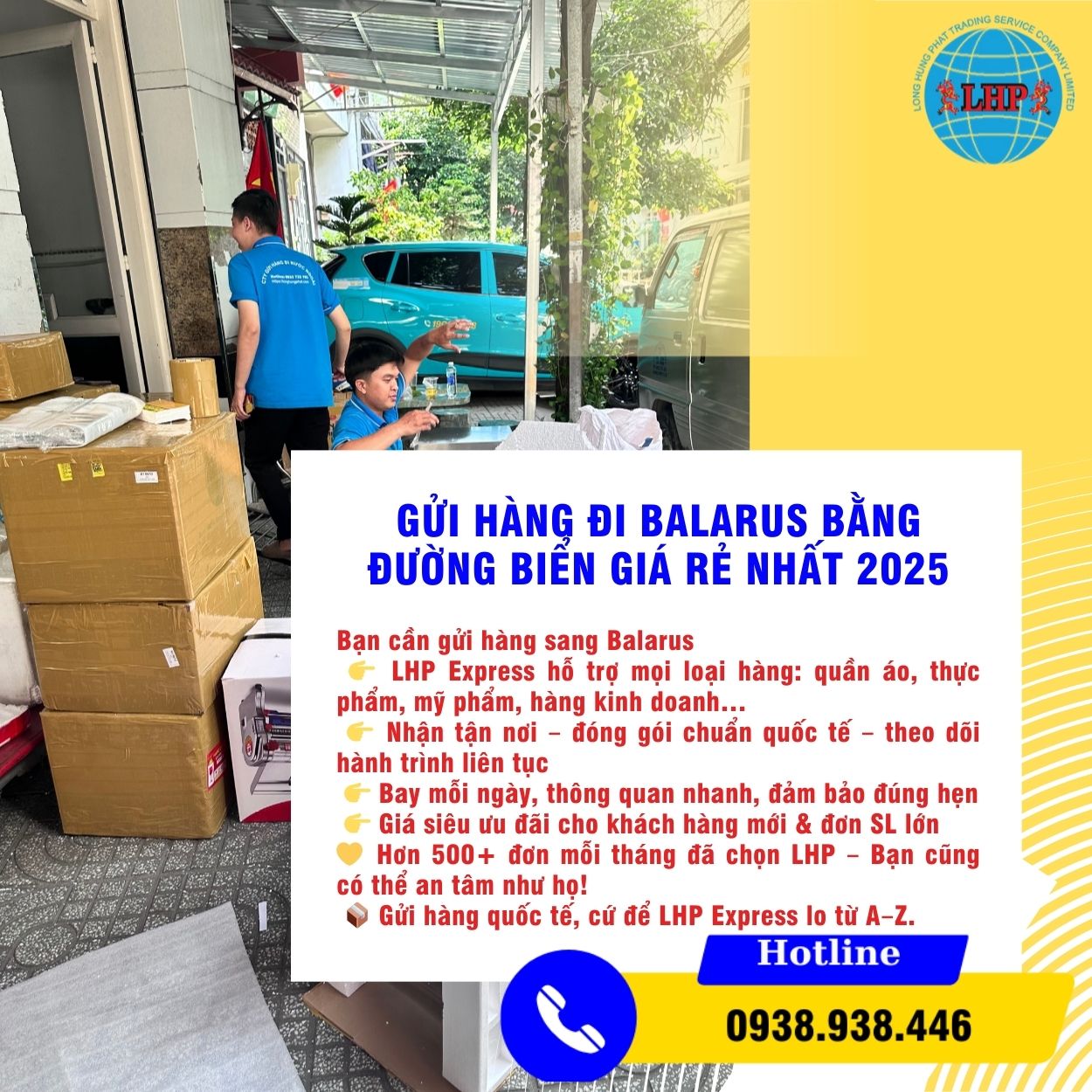 gửi hàng đi Belarus bằng đường biển 