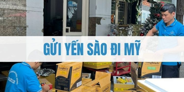 gửi yến sào đi Mỹ