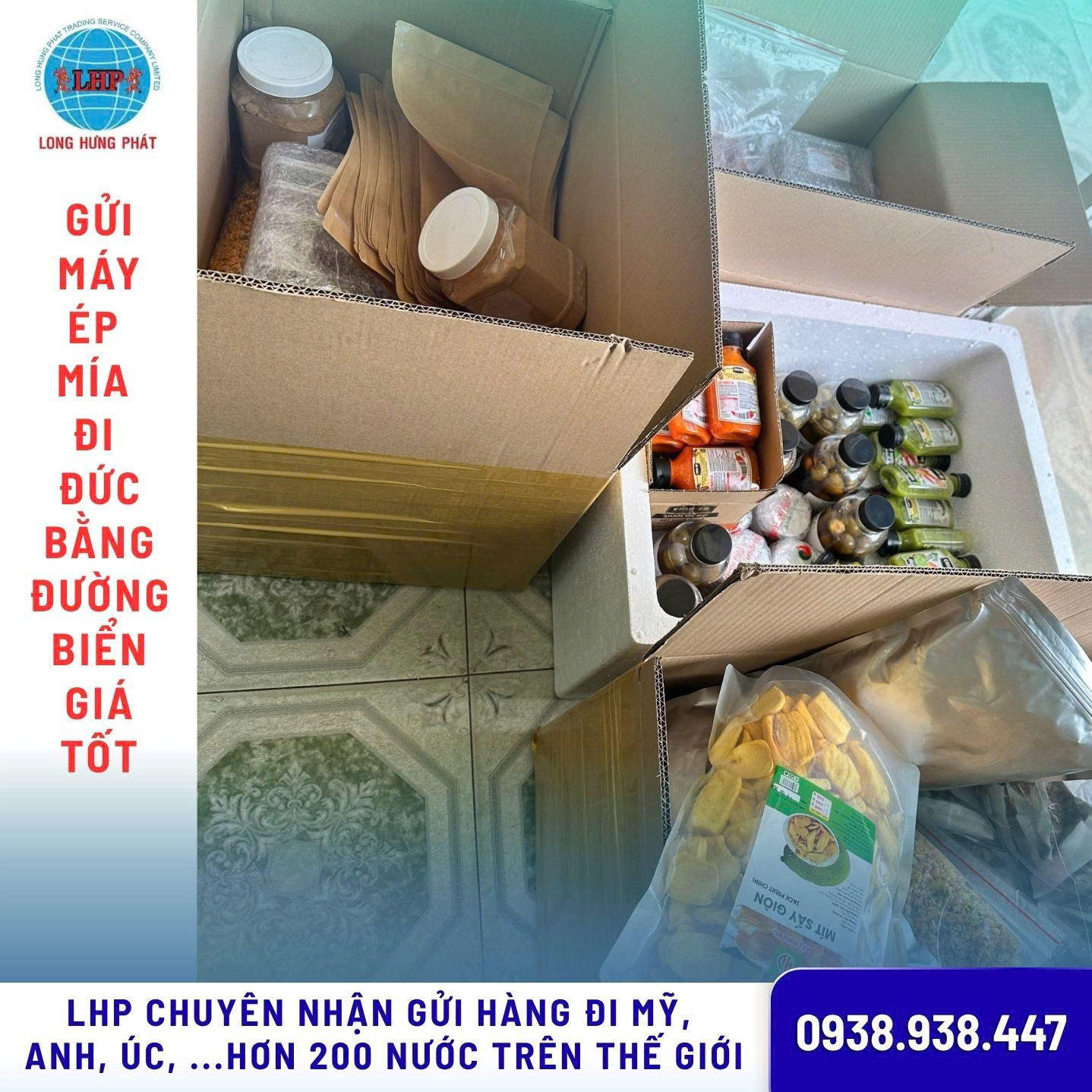 gửi máy ép mía đi Đức