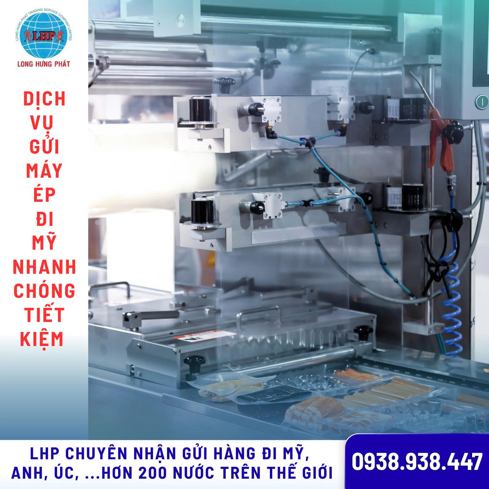 gửi máy ép mía đi Mỹ 