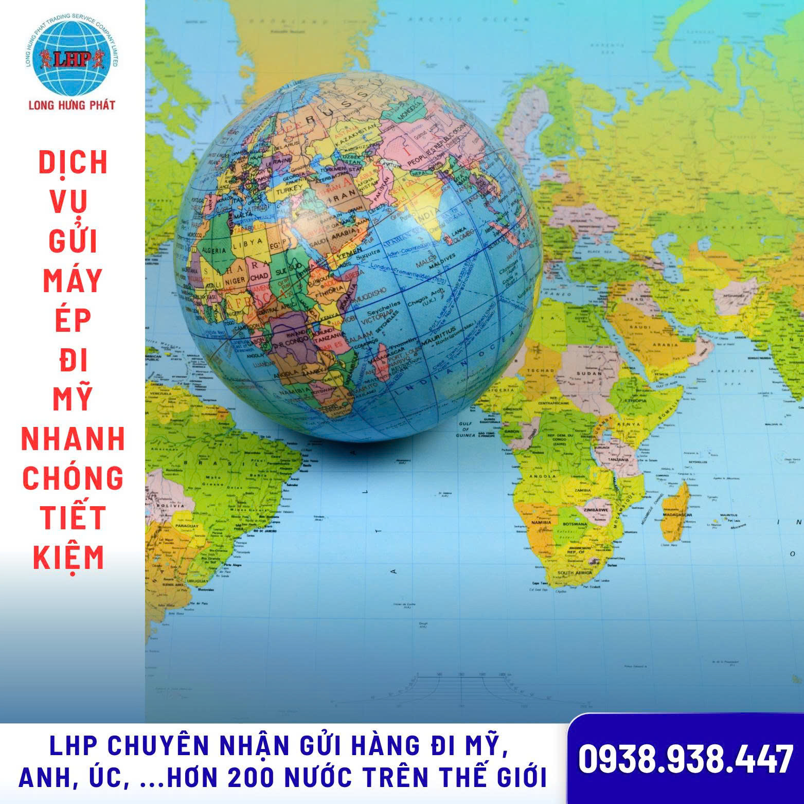 gửi máy ép mía đi Mỹ